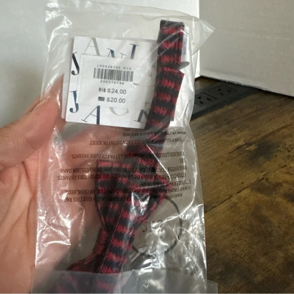 NWT Janie and Jack SPECIAL OCCASION Blue Red Christmas Bow Tie Size 2 to 5